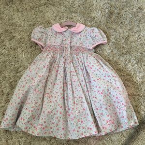 Adorable spring summer smocked dress.